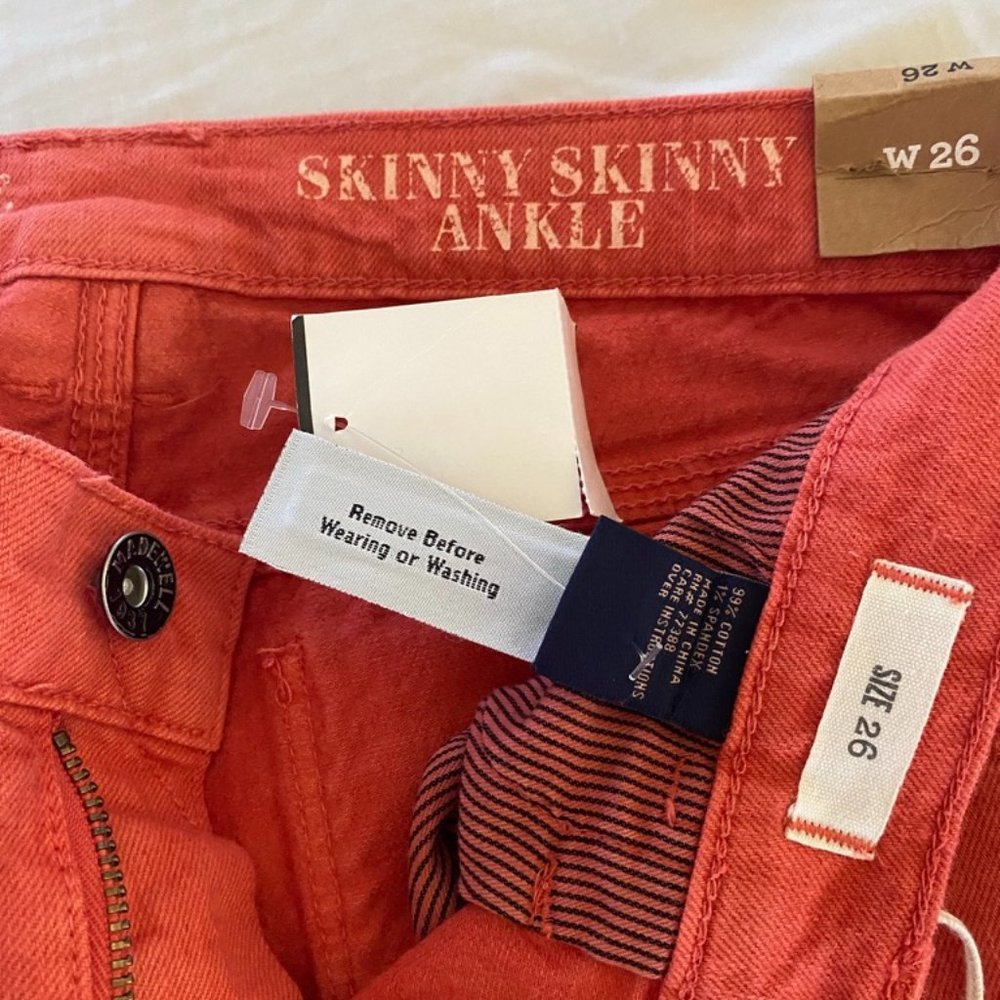 Madewell Skinny Skinny Ankle Jeans - women's 26